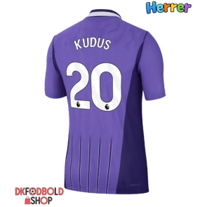 Tottenham Hotspur Mohammed Kudus #20 Tredje trøje 2026-27 Kort ærmer